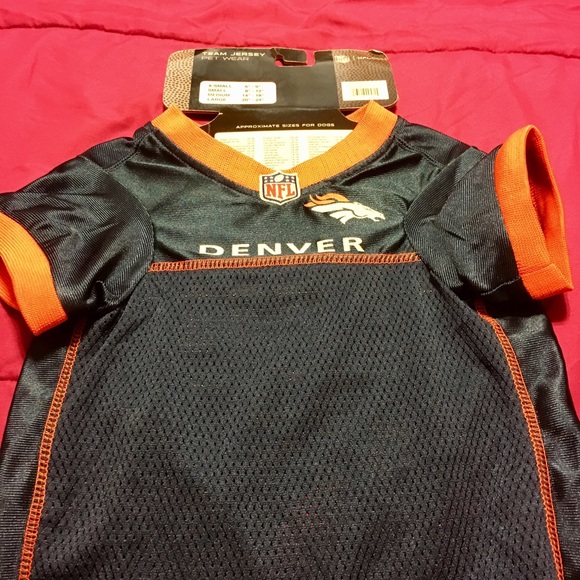 Denver Broncos NFL Dog Jersey Navy - Picture 3 of 6